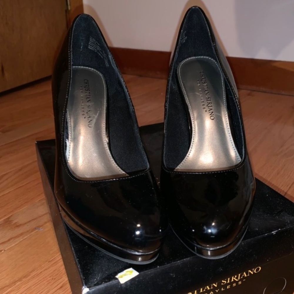 BLACK CHRISTIAN SIRIANO HEELS 🖤🤩✨